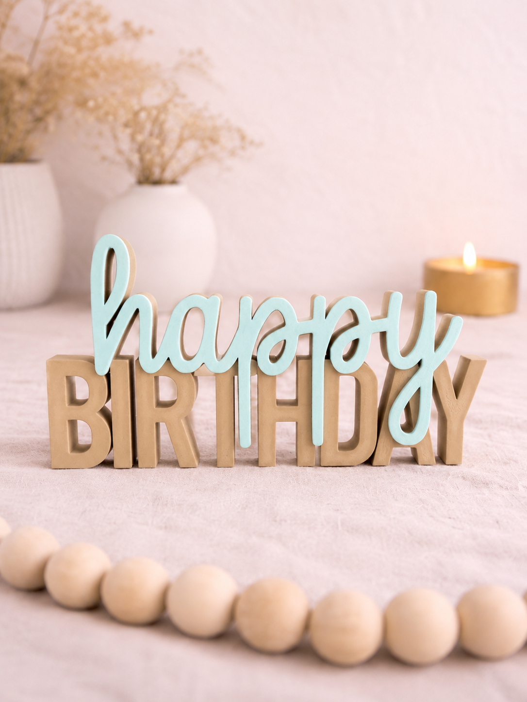Statement Schriftzug „Happy Birthday“